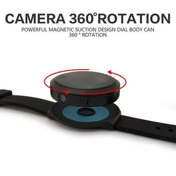 Bracelet avec caméra espion 1080P et dictaphone