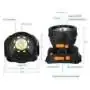 Lampe frontale caméra espion HD 1080P waterproof vision de nuit