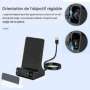 Station de charge induction caméra espion 2K Wifi vision de nuit 